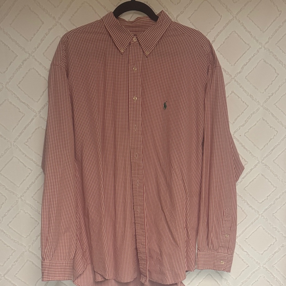 Polo Ralph Lauren Red Checkered Button Down Shirt